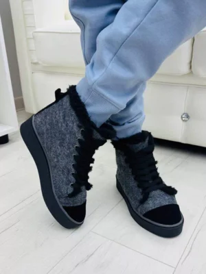 женские зимние кеды BM-2004