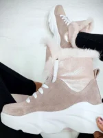 женские зимние ботинки BM-2162