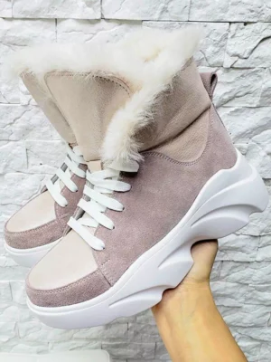 женские зимние ботинки BM-2162