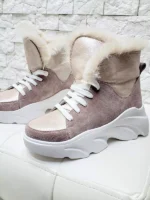 женские зимние ботинки BM-2162