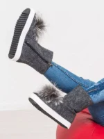 жіночі зимові напівчоботи BM-W1047