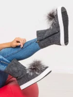 жіночі зимові напівчоботи BM-W1047