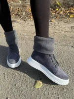 женские зимние кеды BM-W2267