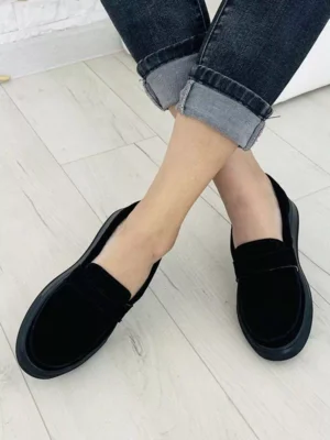 жіночі зимові лофери BM-W3364