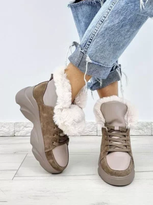 женские зимние ботинки BM-W588