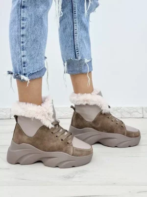 женские зимние ботинки BM-W588