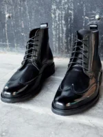 осенние мужские ботинки I-378