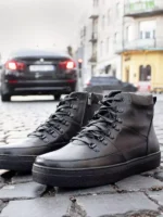 мужские зимние ботинки B-508
