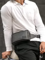 мужская сумка бананка S-882/02