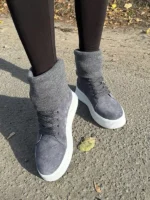 женские зимние кеды BM-W2267