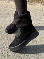 женские зимние кеды BM-W2268