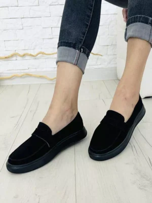 женские зимние лоферы BM-W3364